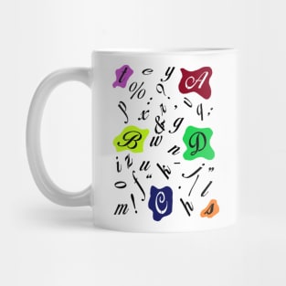 Letters Mug